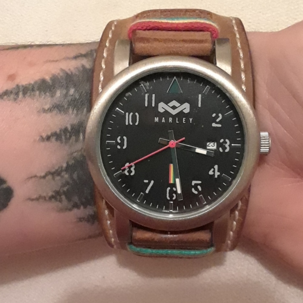 COPY - House of Marley watch. Genuine leather.
